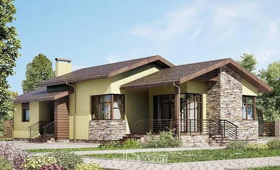 130-007-Л Проект одноэтажного дома, классический домик из газосиликатных блоков Грозный | Проекты домов от House Expert