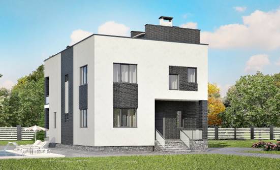 225-001-П Проект двухэтажного дома, классический коттедж из поризованных блоков Грозный | Проекты домов от House Expert