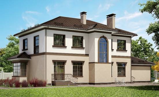 290-004-Л Проект двухэтажного дома и гаражом, классический домик из кирпича Грозный | Проекты домов от House Expert