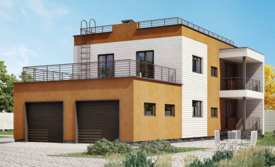 180-012-П Проект двухэтажного дома, гараж, красивый загородный дом из кирпича Грозный | Проекты домов от House Expert