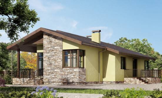 130-007-Л Проект одноэтажного дома, классический домик из газосиликатных блоков Грозный | Проекты домов от House Expert