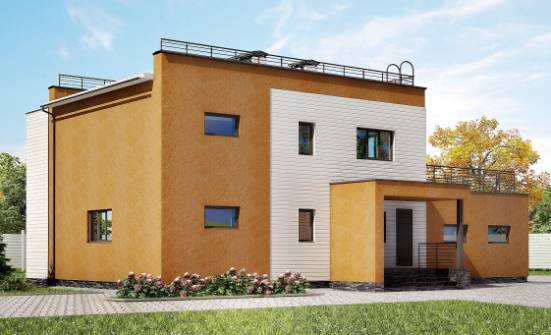 180-012-П Проект двухэтажного дома, гараж, красивый загородный дом из кирпича Грозный | Проекты домов от House Expert