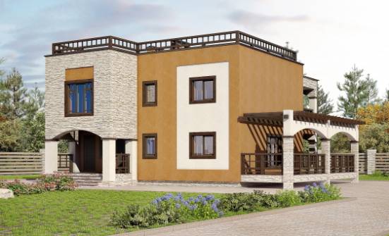 150-010-Л Проект двухэтажного дома, доступный дом из кирпича Гудермес | Проекты домов от House Expert