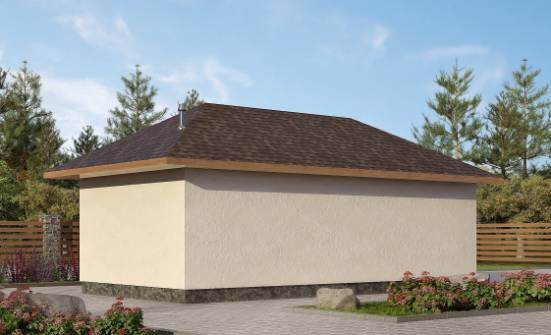 040-001-П Проект гаража из блока Грозный | Проекты домов от House Expert