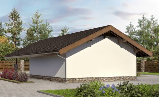 060-005-Л Проект гаража из кирпича Гудермес | Проекты домов от House Expert