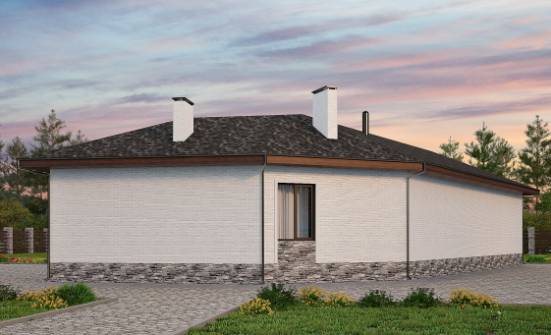 145-001-Л Проект бани из газобетона Гудермес | Проекты одноэтажных домов от House Expert