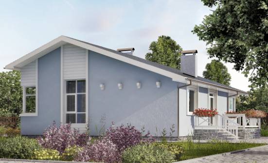 110-003-Л Проект одноэтажного дома, экономичный коттедж из бризолита Грозный | Проекты домов от House Expert