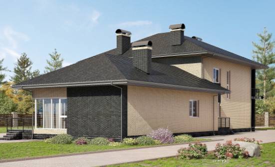 305-003-Л Проект двухэтажного дома, классический загородный дом из арболита Грозный | Проекты домов от House Expert