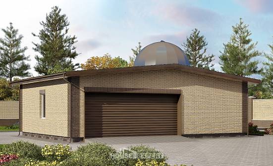 075-001-Л Проект гаража из кирпича Гудермес | Проекты домов от House Expert