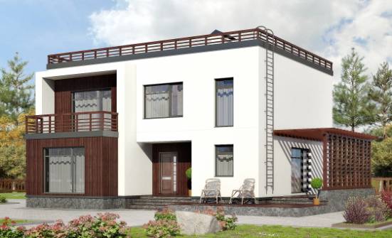 215-002-П Проект двухэтажного дома, средний домик из арболита Грозный | Проекты домов от House Expert