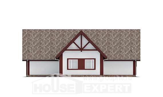 145-002-Л Проект гаража из теплоблока Гудермес, House Expert