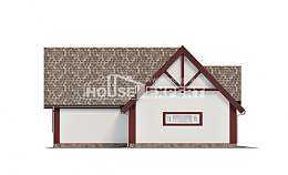 145-002-Л Проект гаража из поризованных блоков Гудермес, House Expert